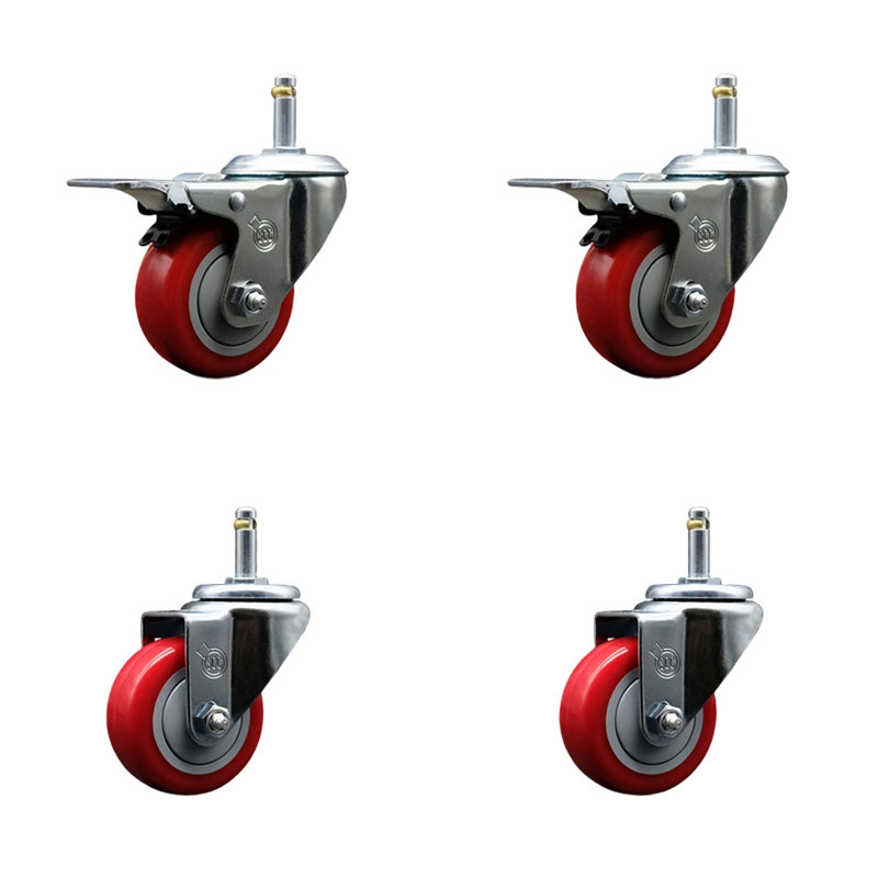 Roulettes pivotantes, Rouge