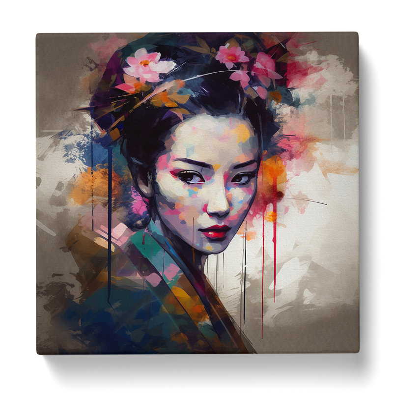 Geisha Abstract Art No.5 - Print