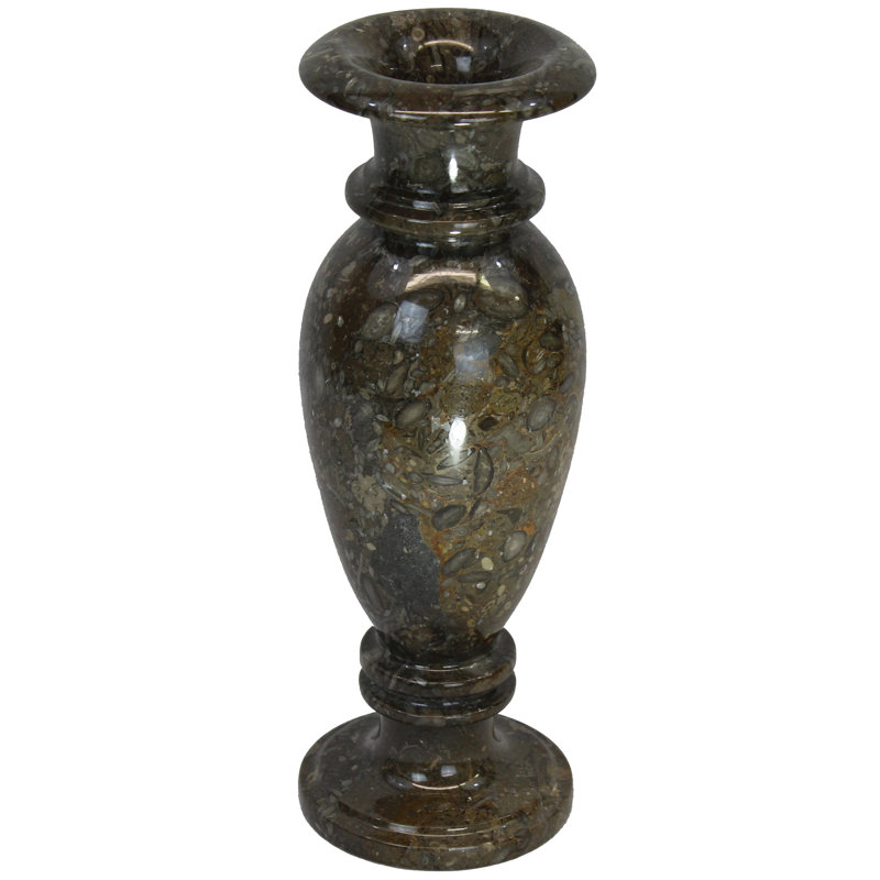 Charvi Handmade Stoneware Table Vase, Gray
