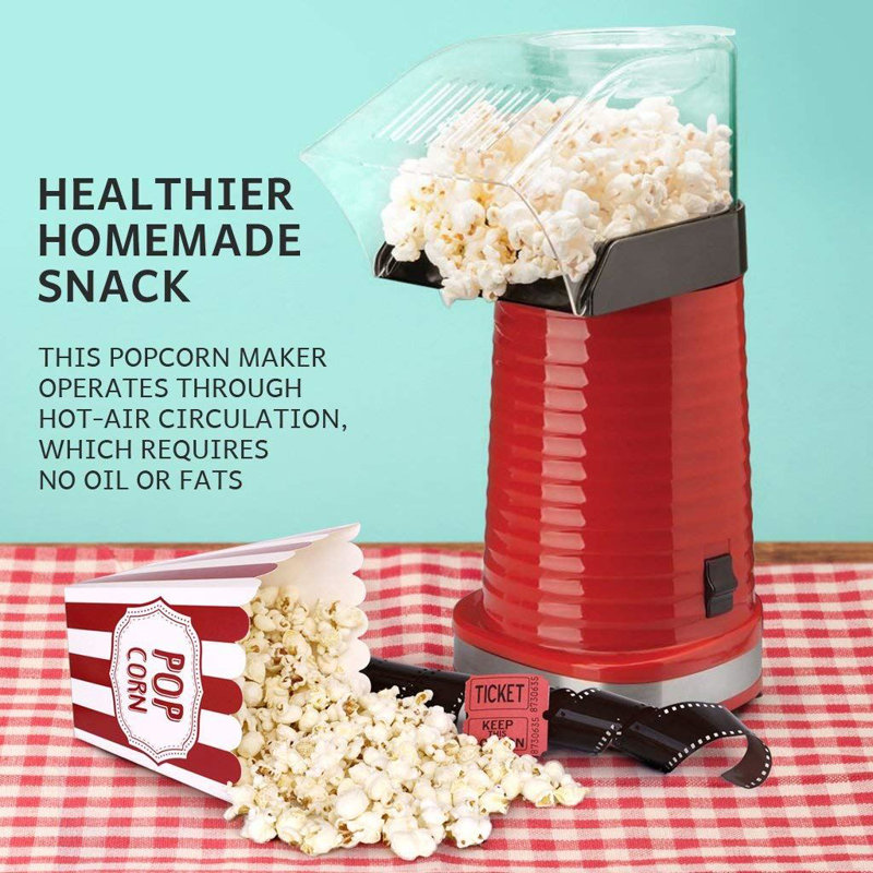 SENSIO HOME Hot Air Popcorn Popper, Cinema Style Machine