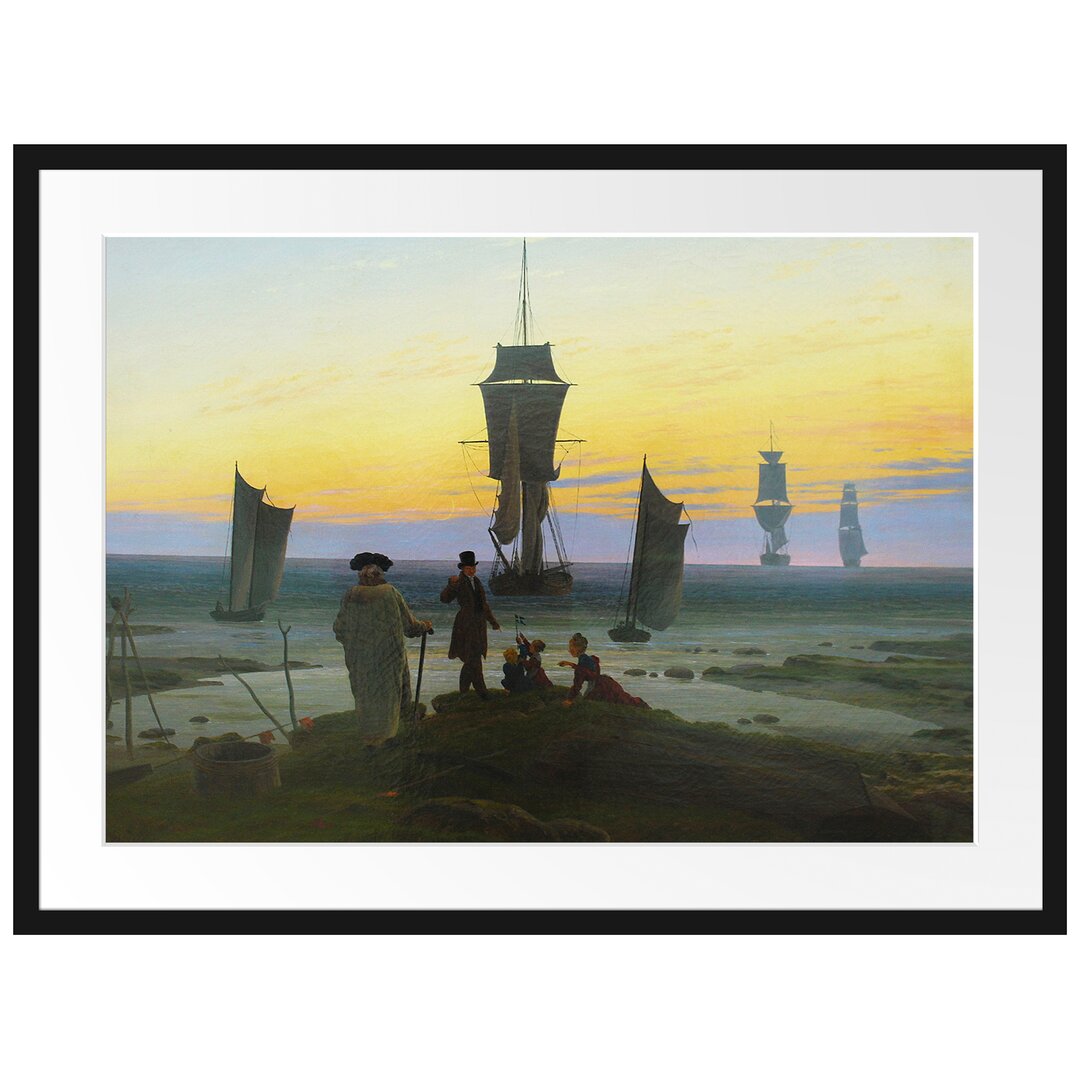 Gerahmter Kunstdruck The Stages of Life von Caspar David Friedrich