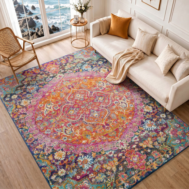 Oriental Area Rug, Rectangle 200 x 275cm