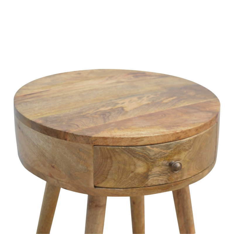 40cm W Solid Wood Bedside Table