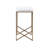 Backless Upholstered Counter Stool 26"H