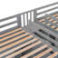 Lit mezzanine double avec placards et escalier-1360666456