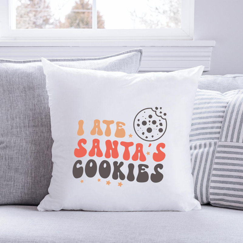 Coussin en polyester ChristmasCuteQuotes-14, 20 po x 20 po
