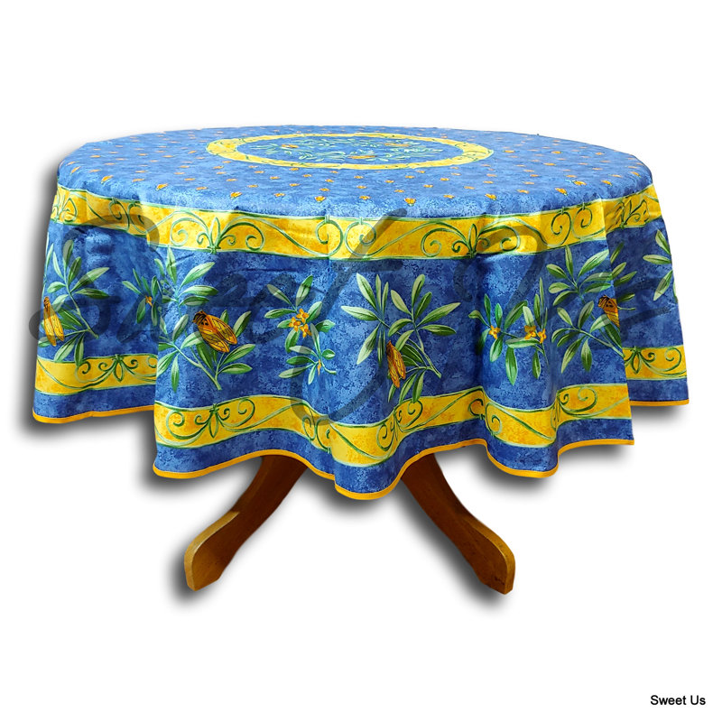 Nappe essuyable bleue 71 po