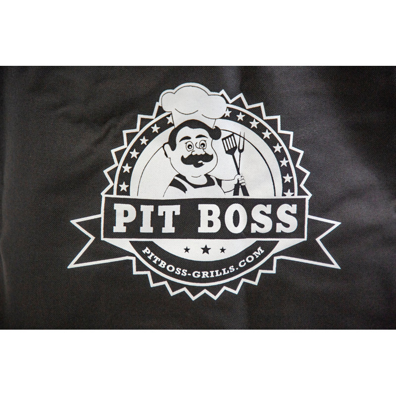 Pit Boss Black PVC-Backed Polyester Vertical Smoker Cover