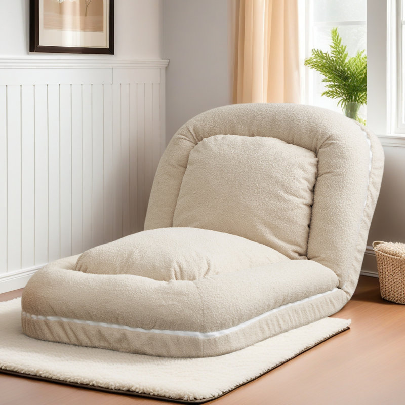 Canapé-lit triple rabattable, Beige