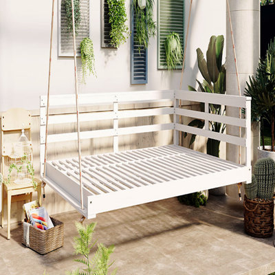 Balancelle d'extérieur en bois d'acacia