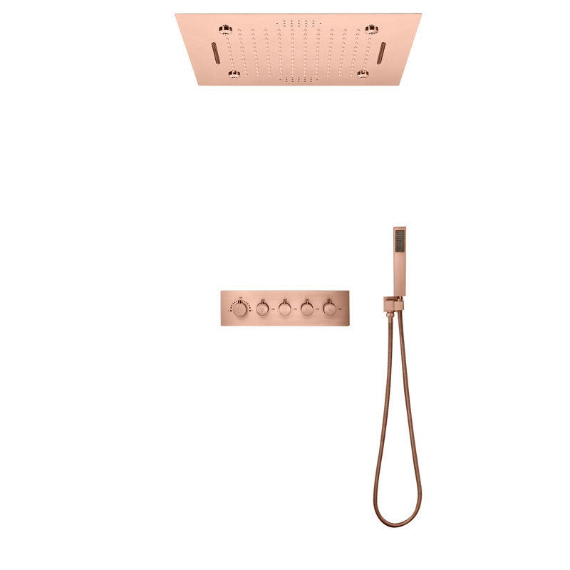 Thermostatic All-In-One Kit with Rough in-Valve