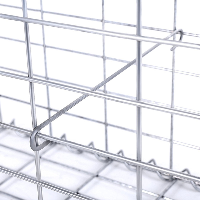 Elysant 50.8cm H x 99.06cm W Grey/Silver Metal Wire/Mesh Fence