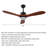 Aarshiya 52'' Ceiling Fan with LED Lights
