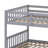 Multi-Use Bunk Bed System With Trundle Bed, Guardrails, And Easy Conversion Design-962612420