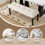 Banc de salle à manger en lin capitonné Modern-2113277019