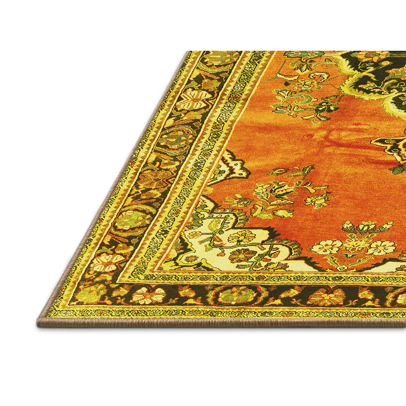 Tapis jaune Azuree, Rectangle 2 pi x 3 pi