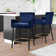 Briannan Upholstered Counter Stool with Solid Wood Frame