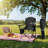 Portable Camping Chair With 4 Insulated Beverage Cooler, Padded Seat, Backrest, Side Pockets, Cup Holder, And Free Storage Bag. Suitable For Camping, Picnics, And Patios. Black.-1364934704