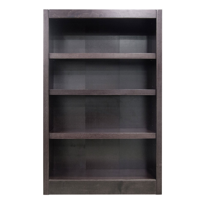 Bibliothèque en bois Port City, Espresso, (4 tablettes) H 48 po x l 30,5 po x P 10,63 po
