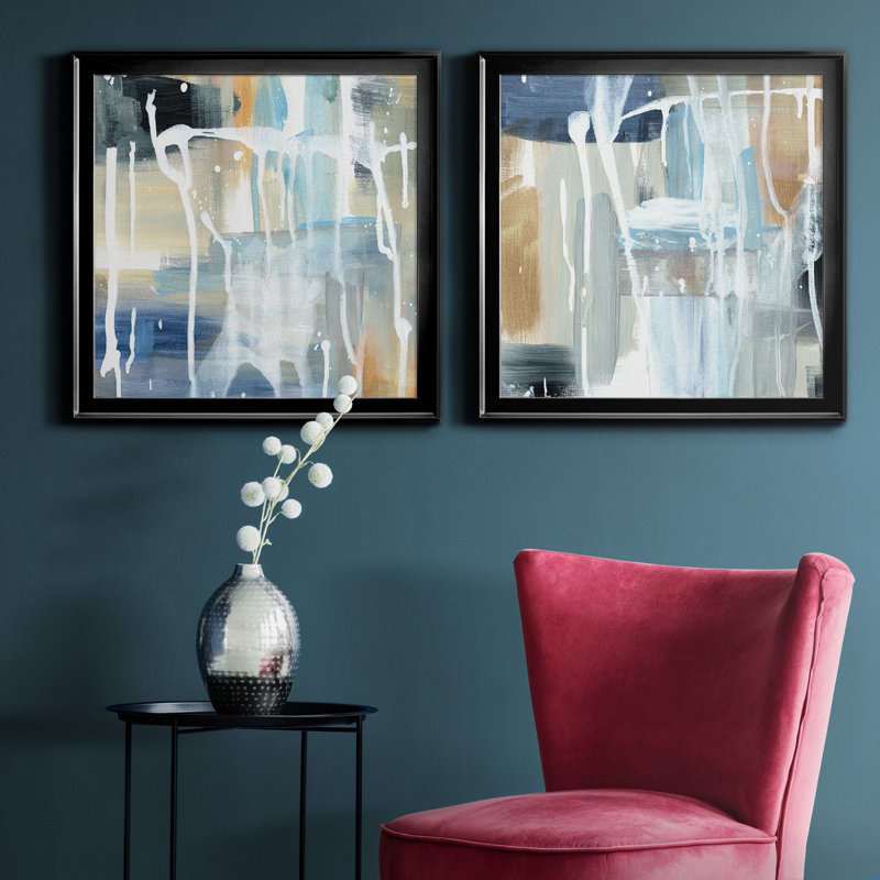 «Weather I», reproduction de photo sur toile 2 pièces, Noir, H 30,5 po x l 61 po x P 1,5 po
