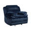 Fauteuil inclinable oscillant en velours côtelé l 46 po-1841664591