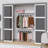 Shelftrack 4' Wood Shelf Closet Organizer Kit