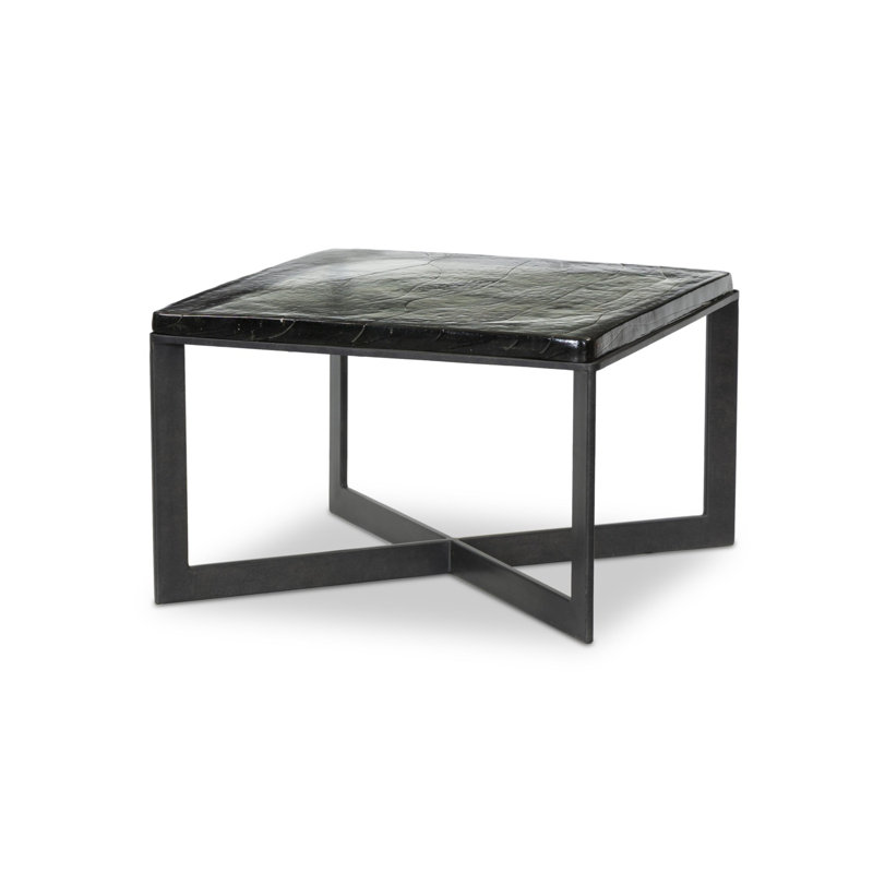 Lennie Glass Coffee Table, Clear Cast Glass