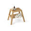 Belinda Slatted Wooden Bathroom Stool – Solid Wood Seating for Modern Bathrooms-64628005
