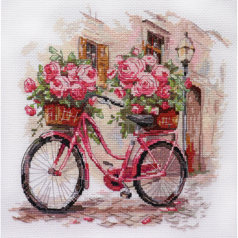 Abris Art Kit de point de croix - Le rendez-vous tant attendu