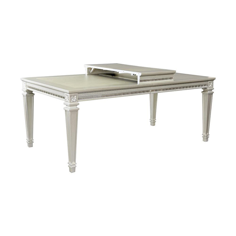 Table de salle à manger Modern Glam Design 1Pc, Beige