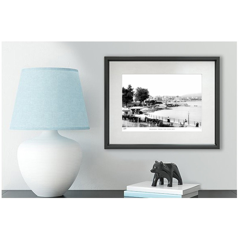 Swanage, From The Pier 1897 by Francis Frith - Single Picture Frame Print, 45cm H x 60cm W x 2.3cm D