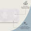 Tapis de bain et de douche antidérapant en mousse moderne Décor Living, blanc-828323371