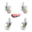 Ensemble de roulettes en nylon 4 pièces-105479515