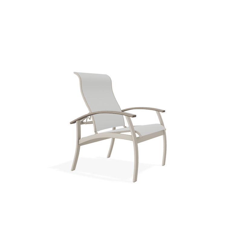 Chaise de patio Askar, Désert, Désert texturé, Blanc 6D Sunbrella®