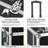 Acevedo Rolling Makeup Train Case 3 in 1 Cosmetic Case-856246876