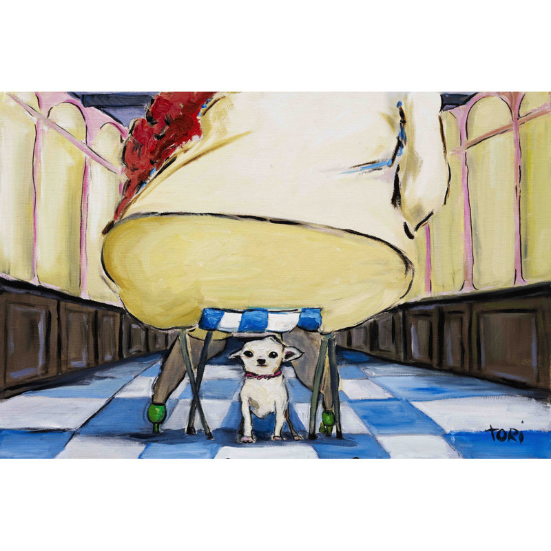 « précaire » par tori campisi, reproduction d’art sur toile tendue, 16 po x 24 po