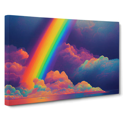 Clouds On The Rainbow - Wrapped Canvas