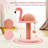 Cat Scratching Post, Pink Cat Scratcher Tree, Flamingos Natural Sisal Cat Scratch Post With Interactive Toy Ball And Extra Replacement Sisal Scratching Pole For Kittens And Small Cats,Pink