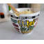 Service de vaisselle japonais Bowl Bop Noodle Collage | Bol Ramen 16 onces, baguettes