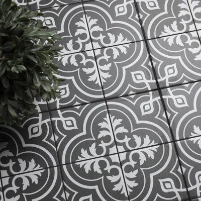 Harmonia 13" x 13" Ceramic Patterned Wall & Floor Tile