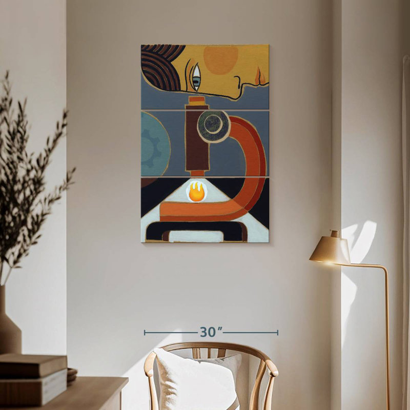 Keiri Scientist, 57" H x 36" W