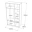 Haerr 3 Door Manufactured Wood Wardrobe-1571082515