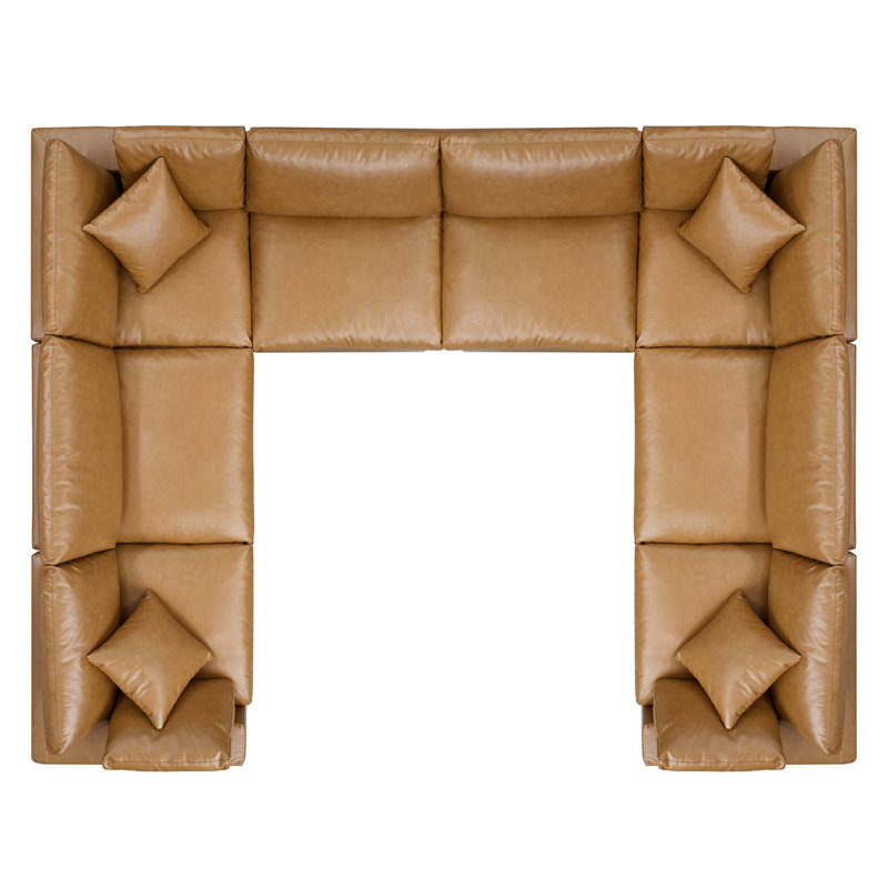 Commix, Tan Faux Leather