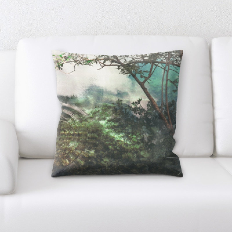 Microsuede Throw Pillow