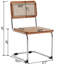 Chaise d'appoint en brun-86692612