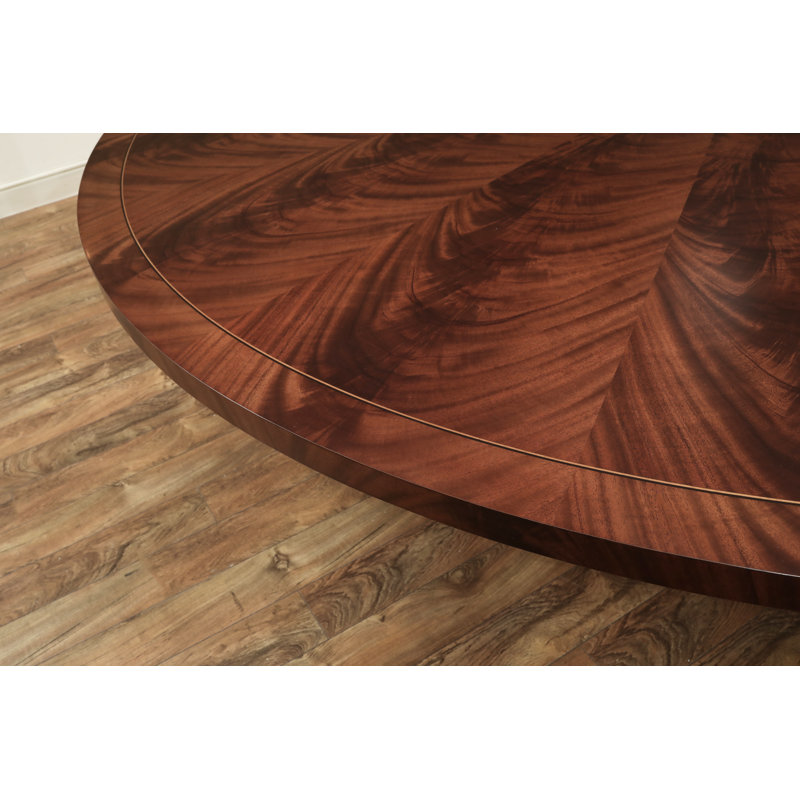  Round Mahogany Dining Table Seats 10-12 People