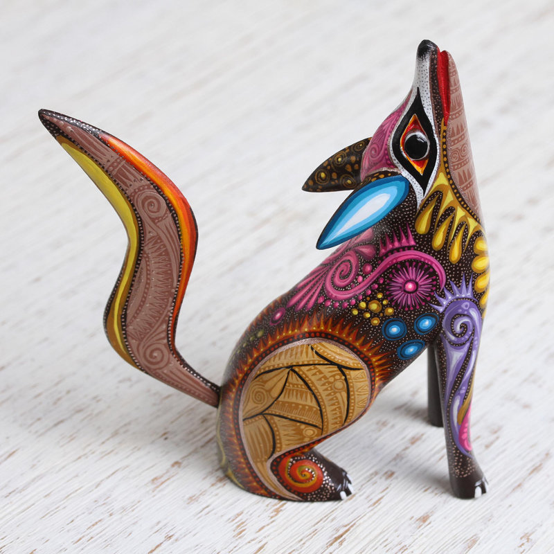Figurine Mystic Coyote Alebrije
