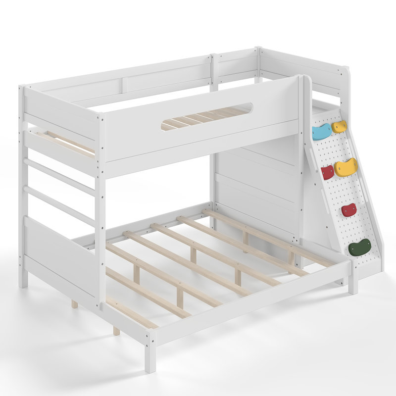 Kids Bunk Bed, Twin XL over Queen, White