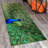 Soft Pile Printed Rug with Elegant Abstract Design Ideal for Transforming Your Living Room into a Modern Artistic Space-438567143