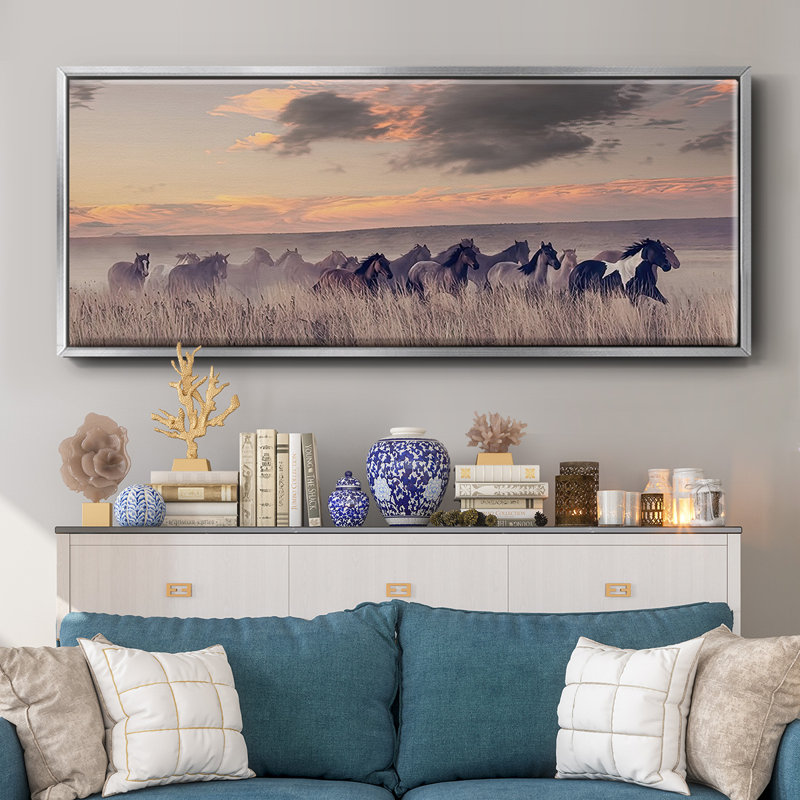 Wild and Free II- Framed Canvas